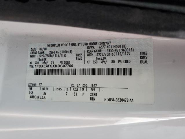 2019 FORD ECONOLINE #3283795439