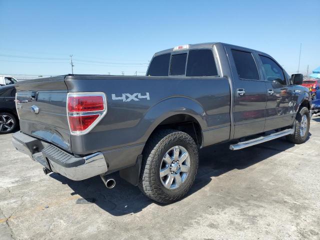 FORD F150 SUPER 2013 gray crew pic flexible fuel 1FTFW1EF5DFD98000 photo #4
