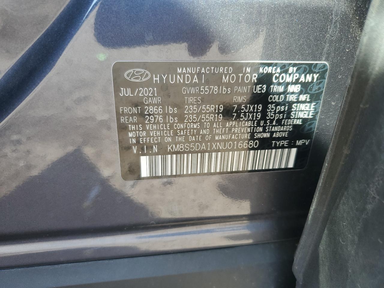 HYUNDAI SANTA FE LIMITED