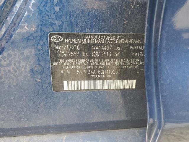 2016 HYUNDAI SONATA SPO 5NPE34AF6GH415263