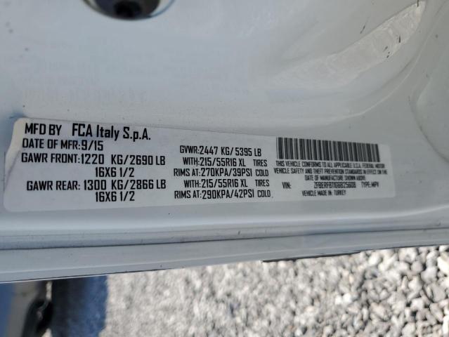 2016 RAM PROMASTER CITY SLT ZFBERFBT1G6B25608