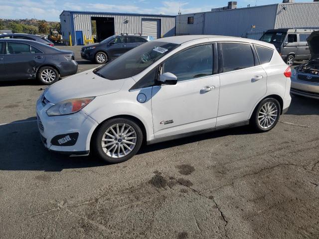 FORD C-MAX PREMIUM 2013 white hatchbac hybrid engine 1FADP5CU2DL529842 photo #1