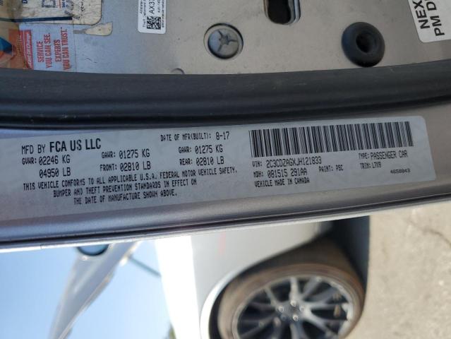 2018 DODGE CHALLENGER 2C3CDZAGXJH121833