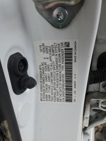 2020 HONDA CIVIC SPORT 2HGFC2F89LH501853