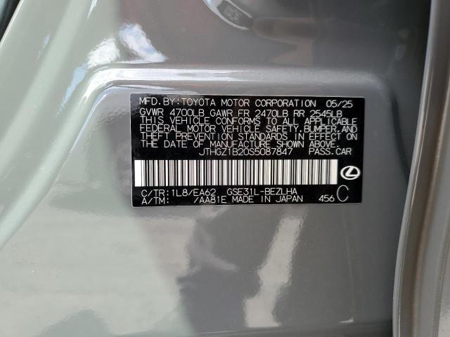 2025 LEXUS IS 350 F S JTHGZ1B20S5087847