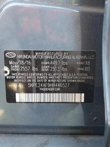 2017 HYUNDAI SONATA SE 5NPE24AF9HH446527