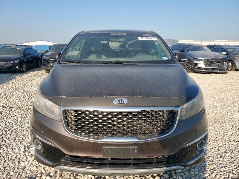 2016 KIA SEDONA SXL KNDME5C10G6128878