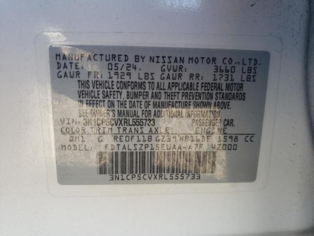 2024 NISSAN KICKS SV - 3N1CP5CVXRL555733