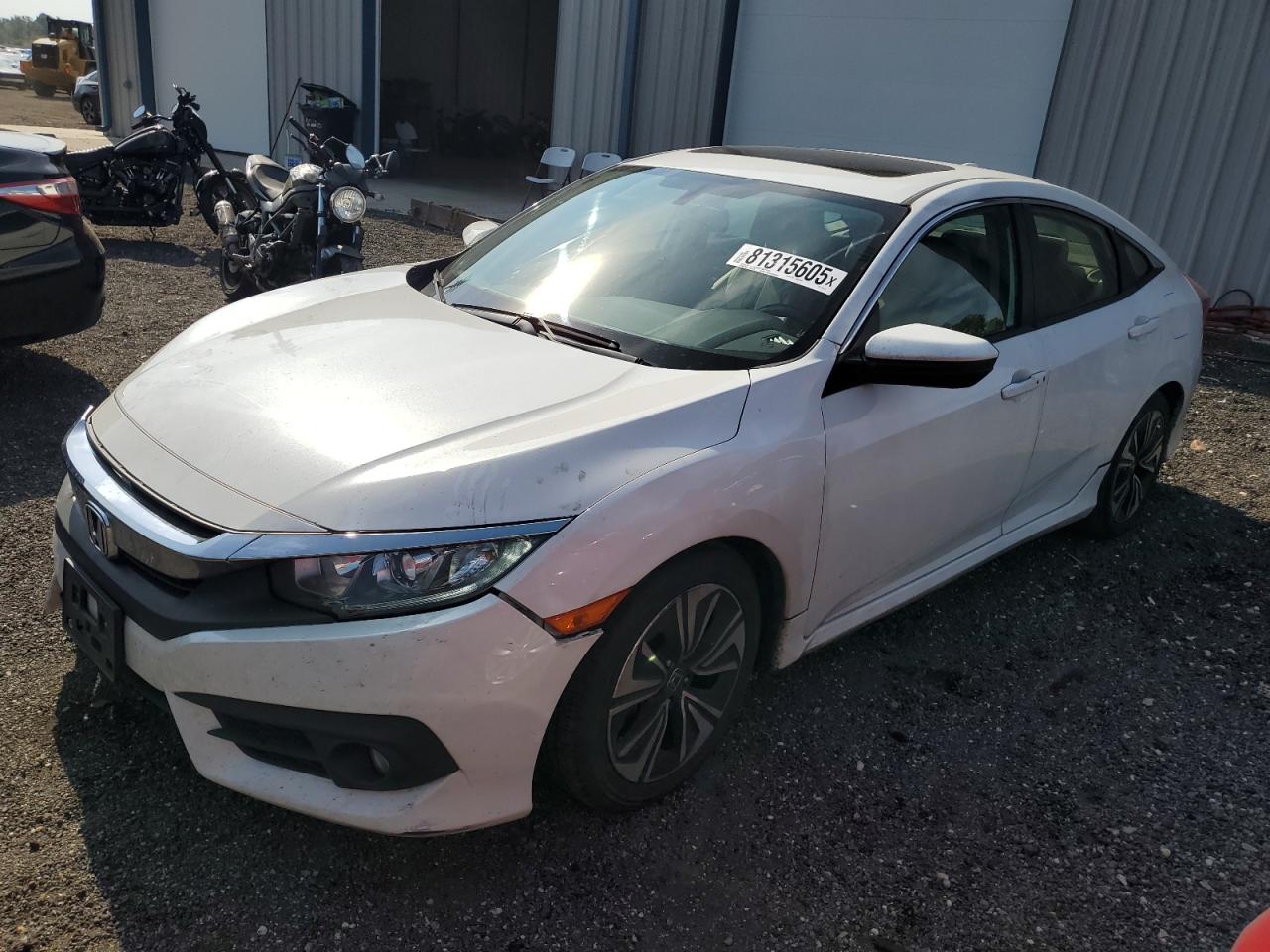 Lot #3291333153 2018 HONDA CIVIC EXL