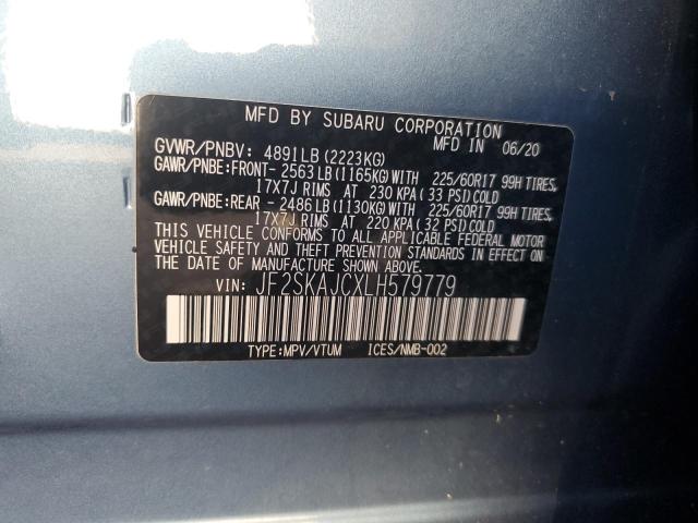 2020 SUBARU FORESTER P JF2SKAJCXLH579779