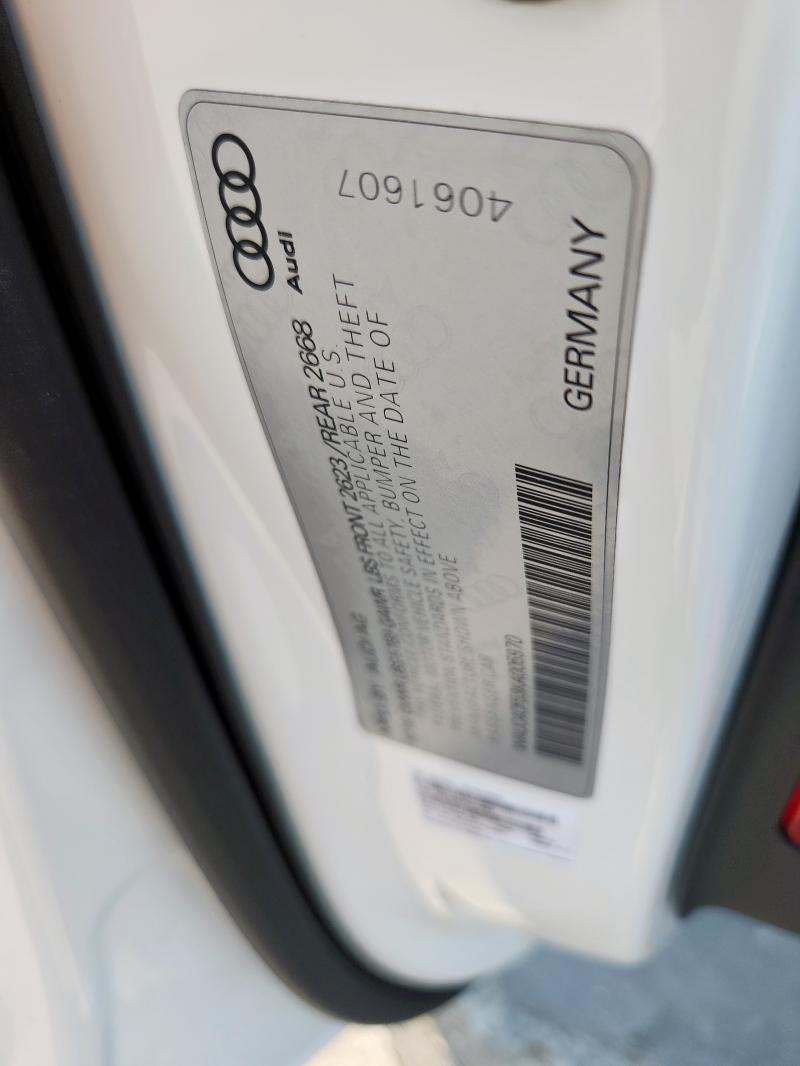 2019 AUDI S5 PRESTIGE WAUC4CF53KA005970