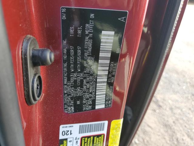 2016 TOYOTA SIENNA XLE #3294414505