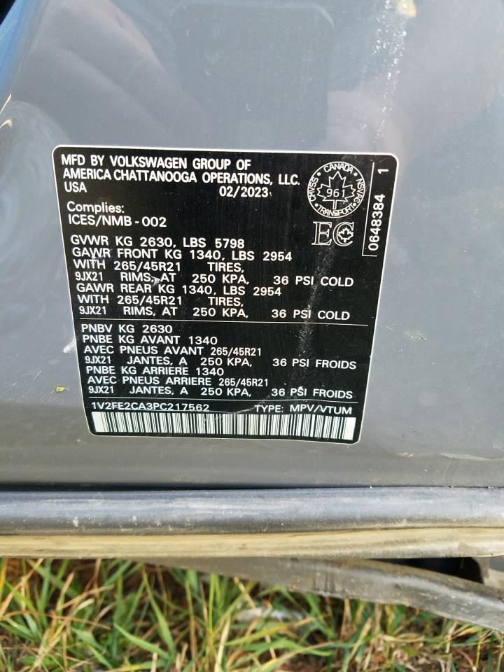 VOLKSWAGEN ATLAS CROSS SPORT SEL PREMIUM R-LINE