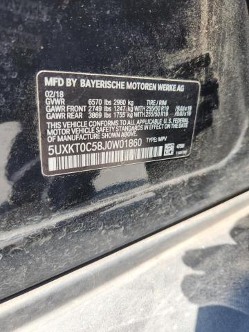 2018 BMW X5 XDR40E 5UXKT0C58J0W01860