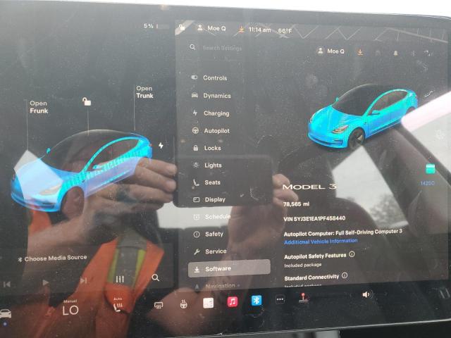 2023 TESLA MODEL 3 5YJ3E1EA1PF458440