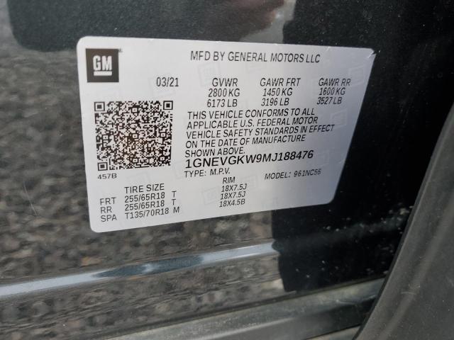 2021 CHEVROLET TRAVERSE L #3297922795