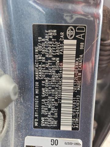 2019 TOYOTA COROLLA L - 2T1BURHE6KC154464