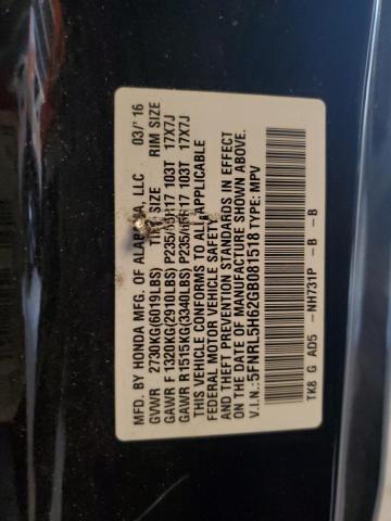 2016 HONDA ODYSSEY EX - 5FNRL5H62GB081518