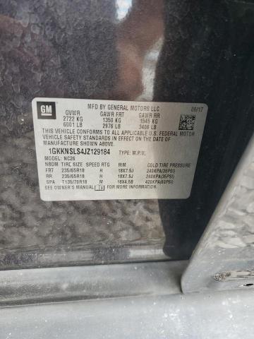 2018 GMC ACADIA SLE 1GKKNSLS4JZ129184