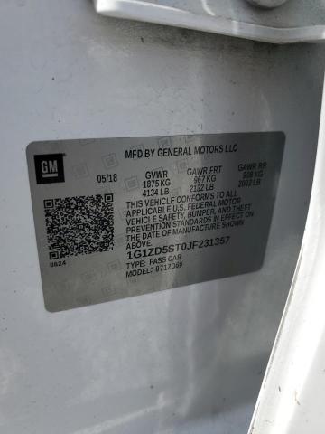 2018 CHEVROLET MALIBU LT 1G1ZD5ST0JF231357