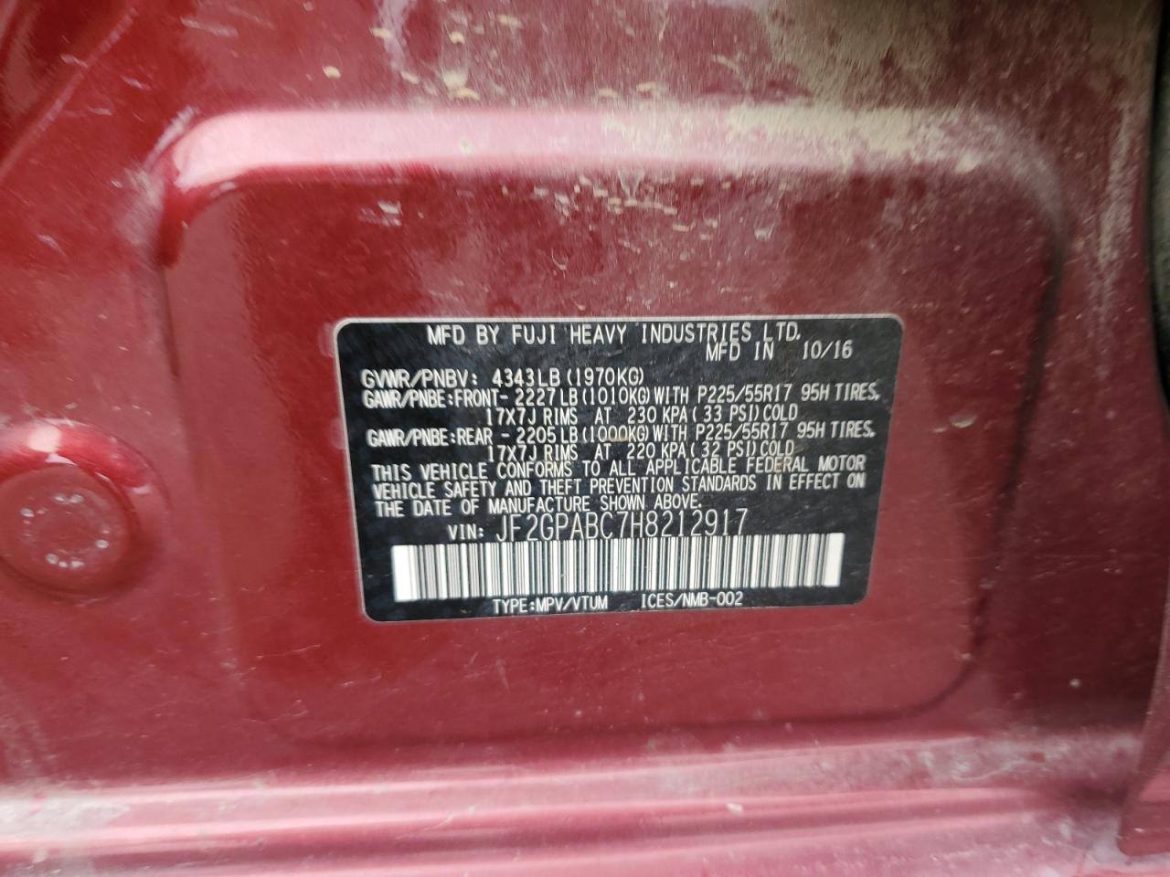 SUBARU CROSSTREK PREMIUM