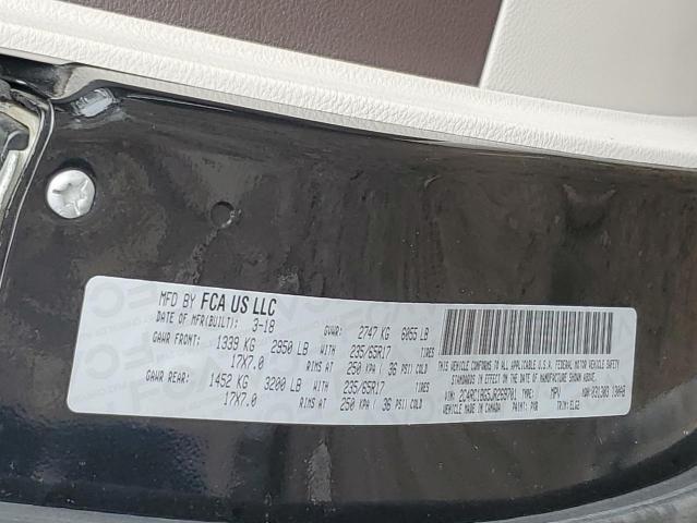 2018 CHRYSLER PACIFICA T 2C4RC1BG5JR269701