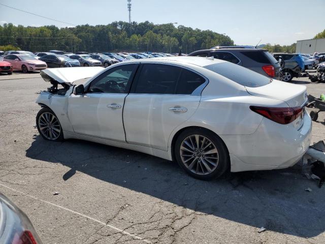 INFI Q50 LUXE 2018 white  gas JN1EV7AP4JM351017 photo #3