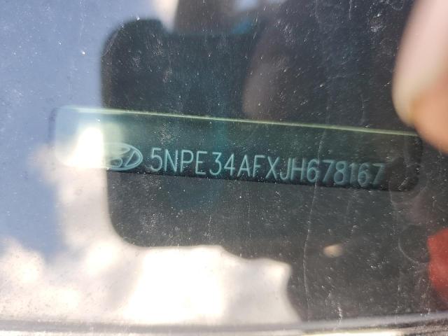 2018 HYUNDAI SONATA 5NPE34AFXJH678167