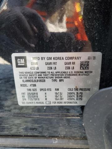 2020 BUICK ENCORE GX SELECT KL4MMDSL8LB109328