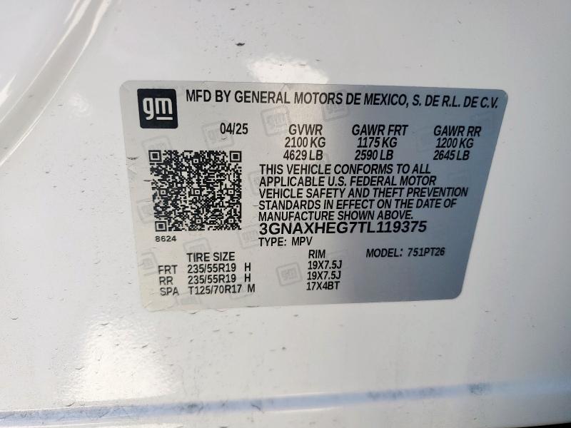 2026 CHEVROLET EQUINOX LT - 3GNAXHEG7TL119375