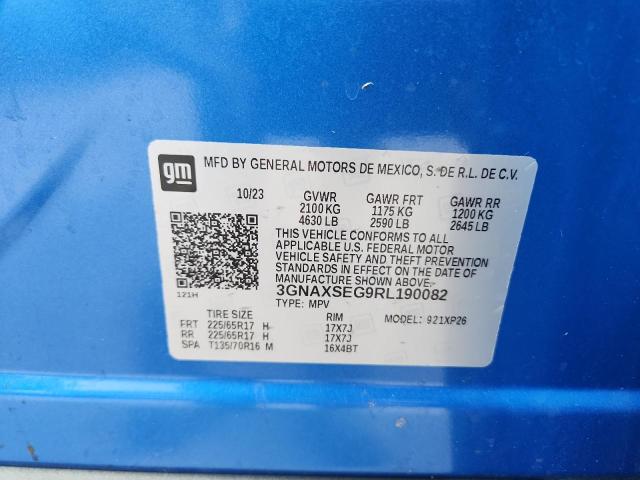 2024 CHEVROLET EQUINOX LS 3GNAXSEG9RL190082