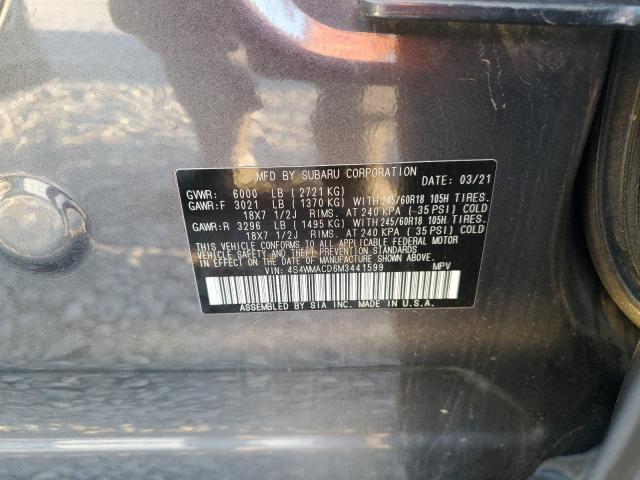 2021 SUBARU ASCENT PRE 4S4WMACD6M3441599