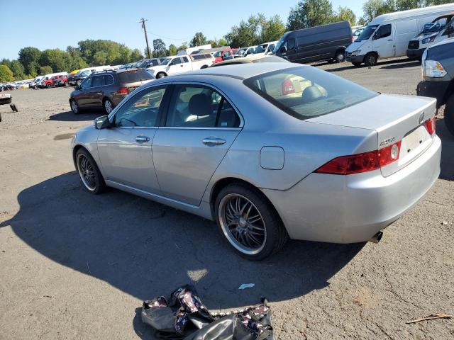 ACURA TSX 2004 silver  gas JH4CL96944C043094 photo #3