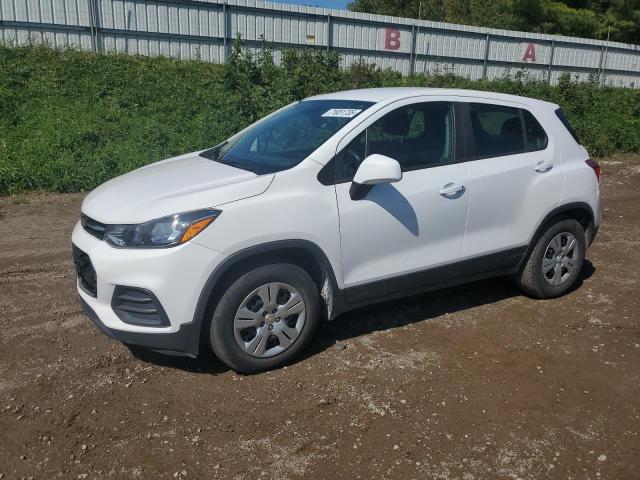 CHEVROLET TRAX LS 2018 white  gas 3GNCJKSB4JL409599 photo #1