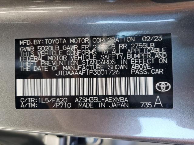 2023 TOYOTA CROWN XLE JTDAAAAF1P3001726