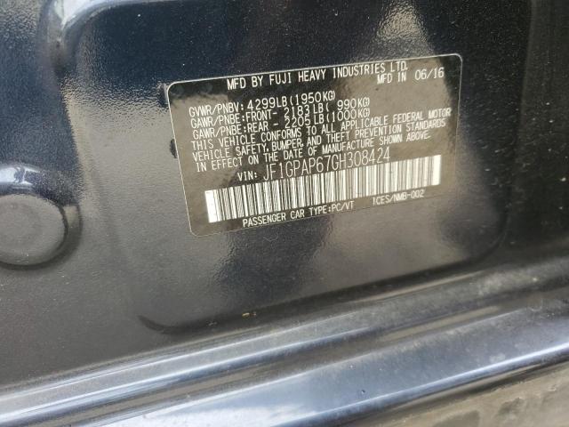 2016 SUBARU IMPREZA SP - JF1GPAP67GH308424