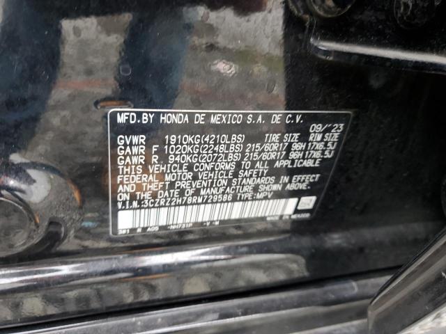 2024 HONDA HR-V EXL 3CZRZ2H78RM729586