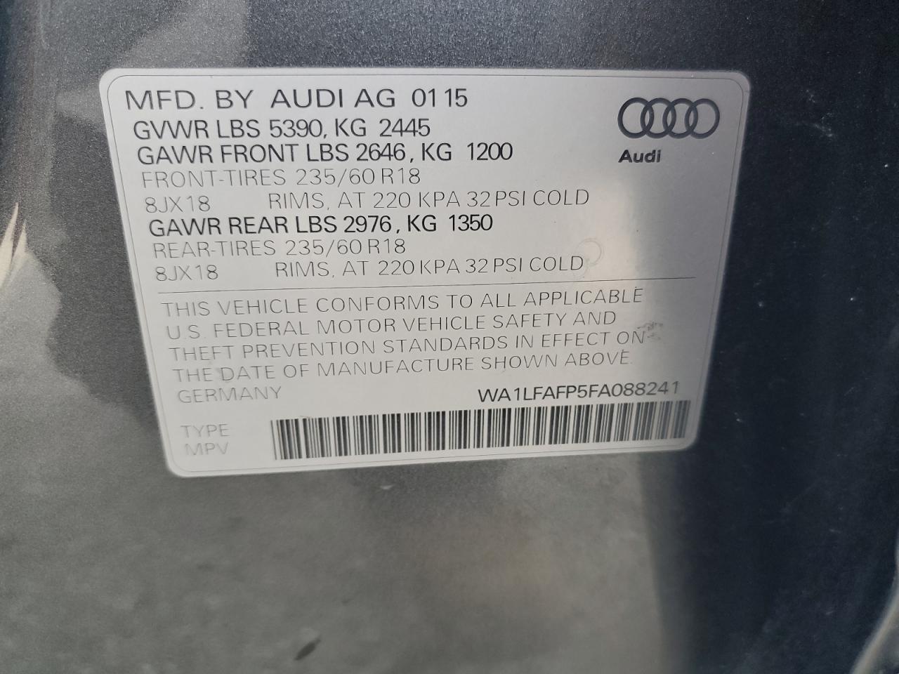 AUDI Q5 PREMIUM PLUS