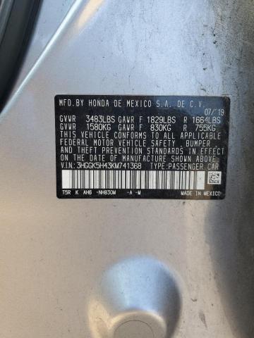 2019 HONDA FIT LX #3296304560