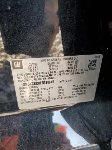 2015 CHEVROLET TAHOE K150 1GNSKCKC8FR578645