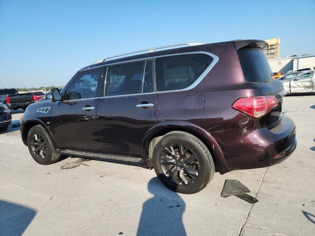 INFINITI QX80 2014 burgundy 4dr spor gas JN8AZ2NF6E9554184 photo #3