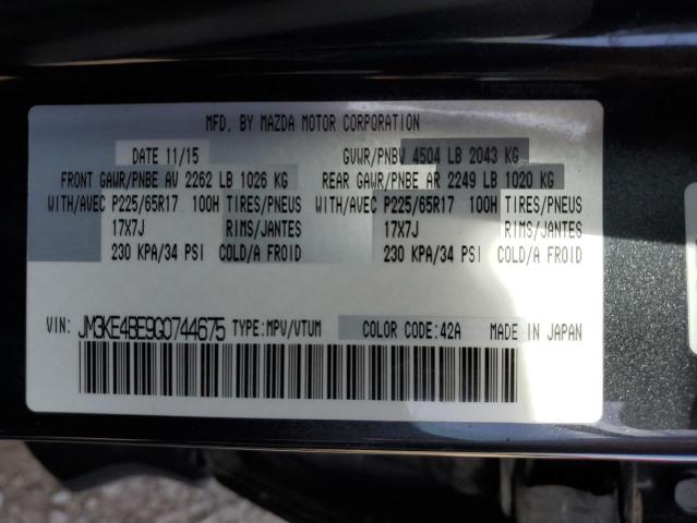 2016 MAZDA CX-5 SPORT JM3KE4BE9G0744675