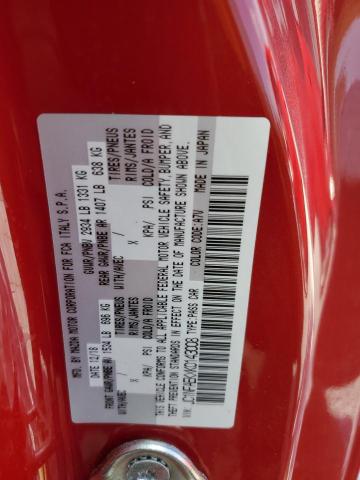 2019 FIAT 124 SPIDER JC1NFAEKXK0143008