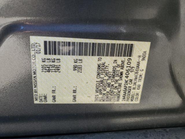 2017 NISSAN MAXIMA 3.5 - 1N4AA6AP1HC406109