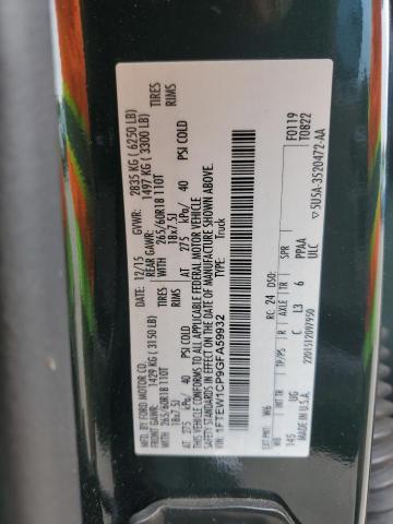 2016 FORD F150 SUPER 1FTEW1CP9GFA59932