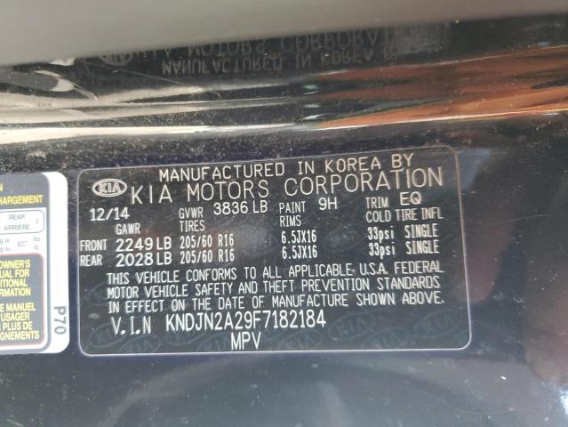 2015 KIA SOUL KNDJN2A29F7182184