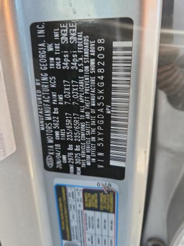 2019 KIA SORENTO LX - 5XYPGDA55KG482098