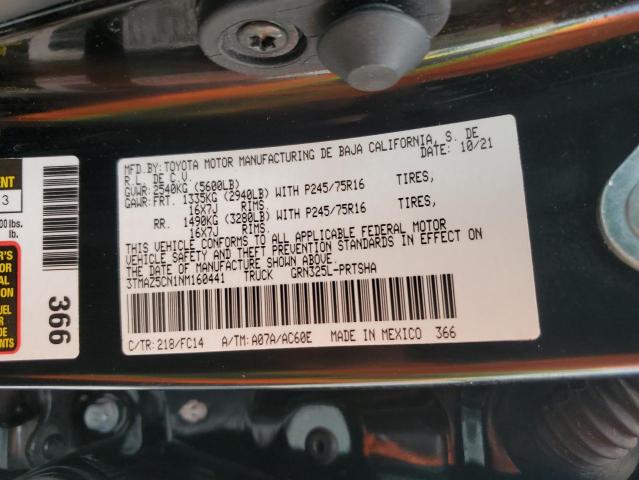 2022 TOYOTA TACOMA DOU - 3TMAZ5CN1NM160441