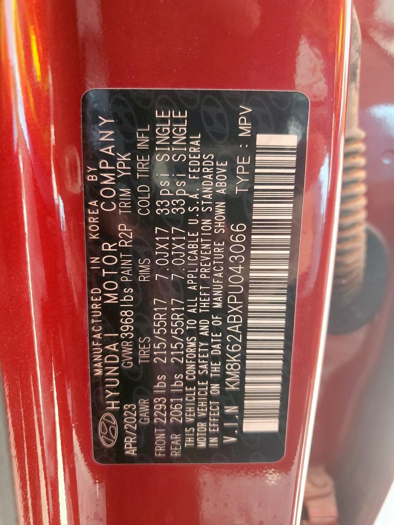 2023 HYUNDAI KONA SEL - KM8K62ABXPU043066