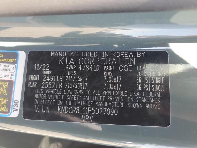 2023 KIA NIRO WIND KNDCR3L11P5027990